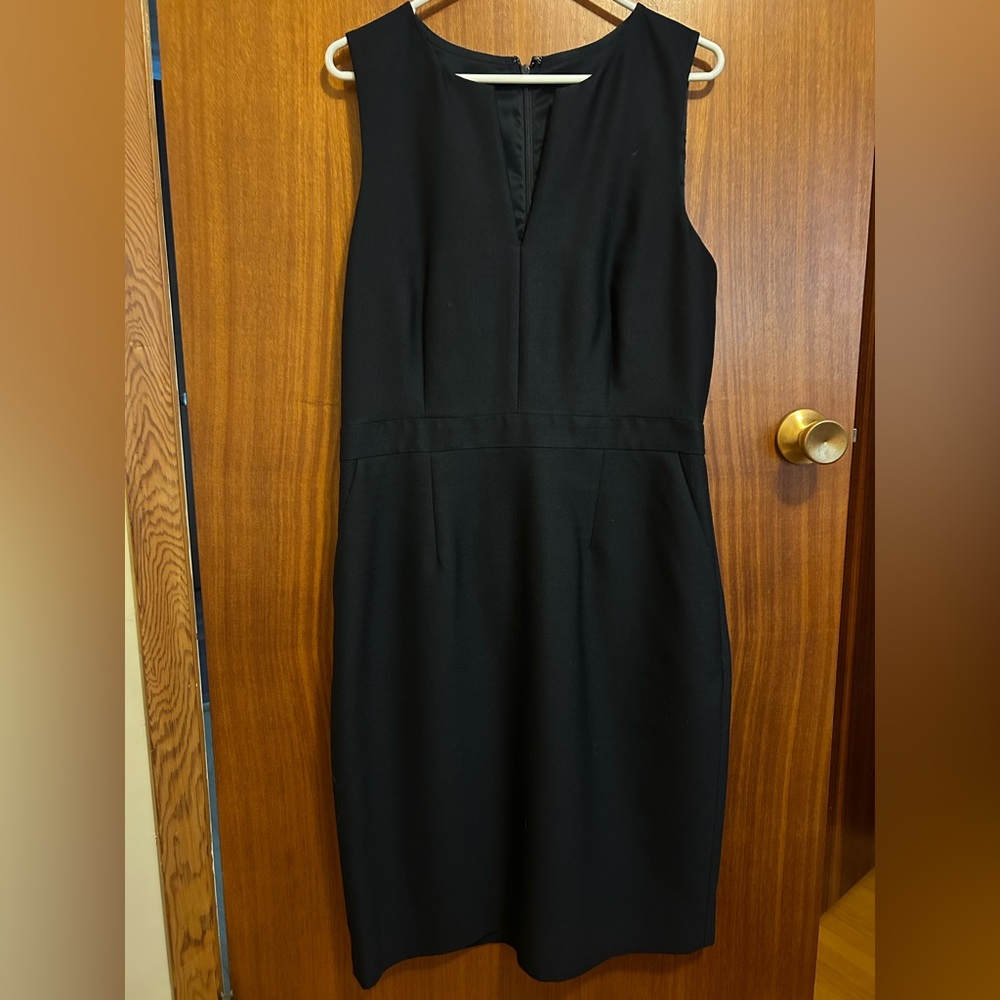 J. Crew Sleeveless Navy Dress